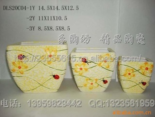 乐陶坊,红土工艺陶瓷花盆,环保盆艺