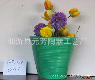 简约圆形花盆生态环保