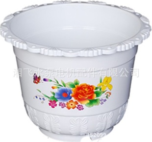 塑料花盆批发 白色塑料花盆口径10-60厘米 规格*塑料花盆