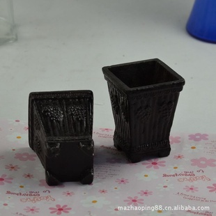 纸浆环保花盆,仿真花盆景花盆