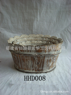 厂家直供 时尚花盆 家庭园艺 木质花盆 家庭装饰用品
