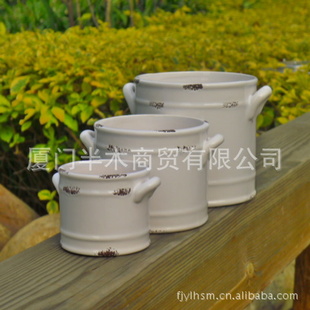 zakka杂货 花盆 多彩花盆 落地式花盆 桌面式花盆 家庭园艺花盆