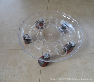 【厂家直销】大量专业生产高品质的透明花盆底盘