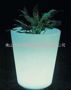 滚塑制品PE发光花盆,园林花盆,滚塑加工