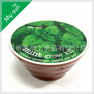 可降解花盆 环保花盆花瓶 植物纤维花器 园艺花卉用品