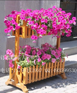 实木花架,园林花架,户外花盆花架,景观小品花箱