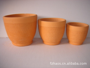陶瓷花盆,花插,园林摆饰,家居摆饰 陶瓷工艺品 红陶花盆 园艺花盆