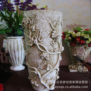 批发工艺花盆居家花盆摆设花盆艺术花盆欧式陶土手工特价促销