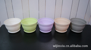 专业优质彩色花盆 碗状花盆 爱丽思型 货号3901-3907
