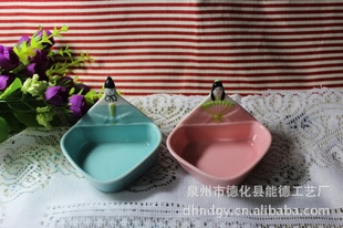 批发陶瓷小花盆 园艺花盆 陶瓷花盆 迷你花盆卡通 卡通花盆批发