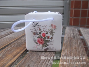 zakka吊饰花盆容器 放搪瓷花盆 8355