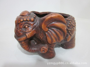 生产陶瓷花盆 园艺大象花盆工艺品4439