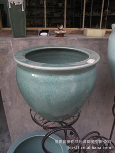 园艺花盆 大号陶瓷冰裂花盆 3月新品 1424