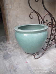 园艺花盆 大号陶瓷冰裂花盆 3月新品 1428