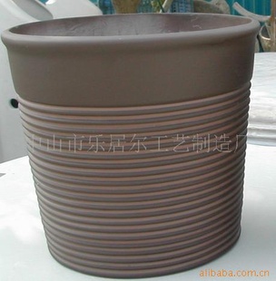 玻璃钢花园艺用品花盆,增强塑料仿陶瓷花盆花器,