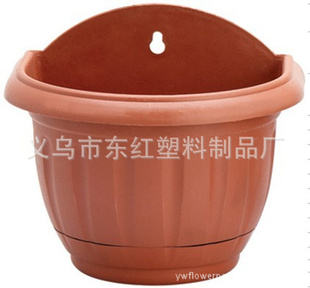 批发8006-8007半圆型条形壁挂花盆