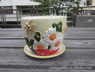 库存陶瓷园艺花盆摆件 创意花盆工艺品4590