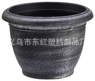 圣诞花盆批发超厚型圆型5801S-5805S刷漆仿古花盆