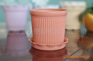 啡红色花盆 圆形塑料小花盆 迷你塑料花盆容器批发 塑料花盆