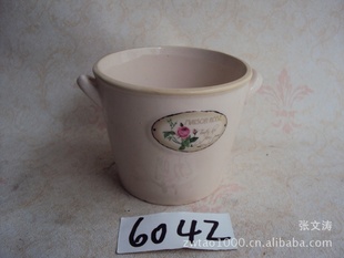 库存陶瓷树脂工艺品批发 【园艺花盆BF(6042)摆饰】 亮点