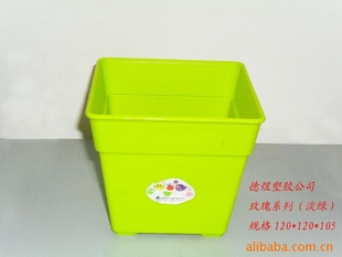 维罗纳品牌 “春之韵”方形彩小花盆——玫瑰系列花盆批发