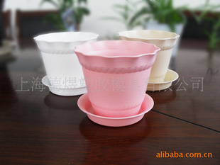 维罗纳品牌 圆形罗马风格花盆 塑料花盆容器 室内塑料花盆