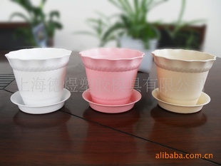维罗纳品牌 圆形罗马塑料花盆容器 植物塑料花盆 小塑料花盆