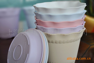 维罗纳品牌 彩色花盆 圆形彩色花盆容器 彩色塑料花盆容器产品