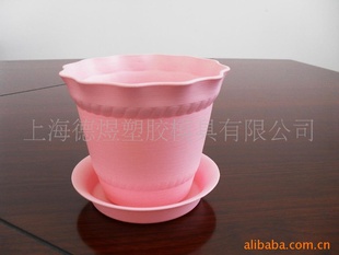 维罗纳品牌 粉红色塑料室内植物小花盆 罗马之风塑料花盆批发