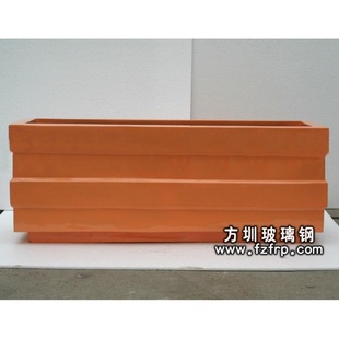 玻璃钢户外长方形花槽 方形玻璃钢花盆批发 HP019