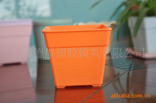 方形园艺用品花盆 塑料花盆容器 罗马花盆批发 漂亮彩色花盆