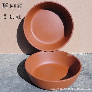 紫砂 陶瓷 花盆 表面光滑 圆口无孔水仙花盆 花盆批发
