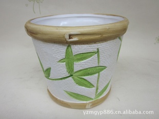 批发陶瓷园艺花盆摆件  陶瓷花盆摆件4377