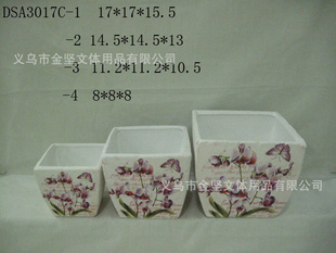 批发陶瓷花盆,园艺花盆,家居摆设花盆, 花盆容器