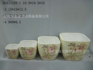 批发陶瓷花盆,园艺花盆,家居摆设花盆, 花盆容器