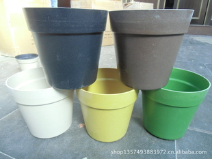 工艺植物纤维 家庭园艺可降解环保花盆 彩色花盆容器 WL-H019