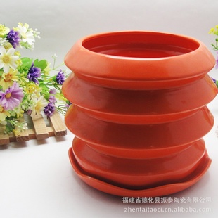 花盆容器 专业生产陶瓷花盆天然降解花盆 简约系类AF006