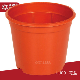 特价塑料花盆批发园艺用品圆形花盆时尚创意阳台中号花盆奉全UJ09