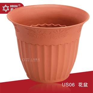 特价塑料花盆批发园艺用品圆形花盆时尚耐用加厚家居花盆奉全US06