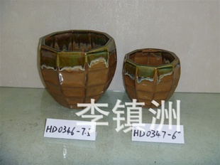制订各式色釉陶瓷工艺品/色釉陶瓷花瓶/色釉陶瓷花盆加工