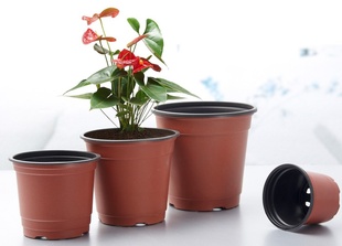 厂家批发户外蔬菜盆 双色塑料花盆 双色花盆 一次性花盆 花盆容器