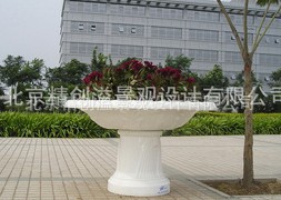 定制、批发各种造型树脂玻璃钢花盆,花坛(来图加工)