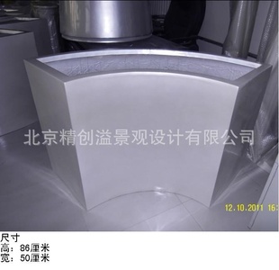 厂家定制H4型异性玻璃钢花盆,玻璃钢花箱,,花盆批发
