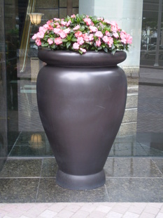 电镀仿金仿古做旧玻璃钢花盆