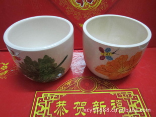 批发库存瓷花缸/瓷花盆/园艺用具/套四款陶瓷环保花盆容器