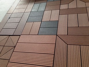 纬天【厂家直销】优质塑木材料 木塑地板 户外地板围栏