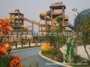专业承接*各地园林乐园假树景观项目工程 塑树塑木 景观护栏