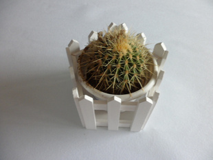 五边种花花盆木栅栏 植物花瓶 种花用品