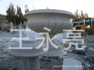山东王永亮石雕厂.水钵雕塑花钵雕塑动物石雕等各种石质雕塑