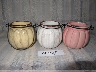 长期生产、批发ycd15457复古陶瓷、花盆容器、花器、家居摆设